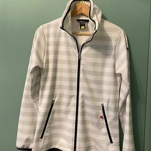 Women Helly Hansen lightweight stretch zip up jacket size medium. New